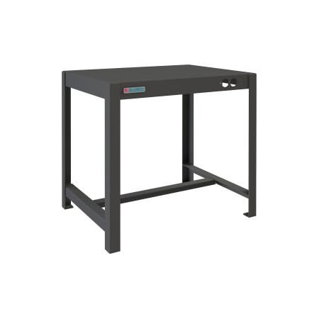 Durham Mfg Deluxe Machine Table 12 Gauge Welded Top 24W x 18D x 24H MTDL12G182424-2K195-D825